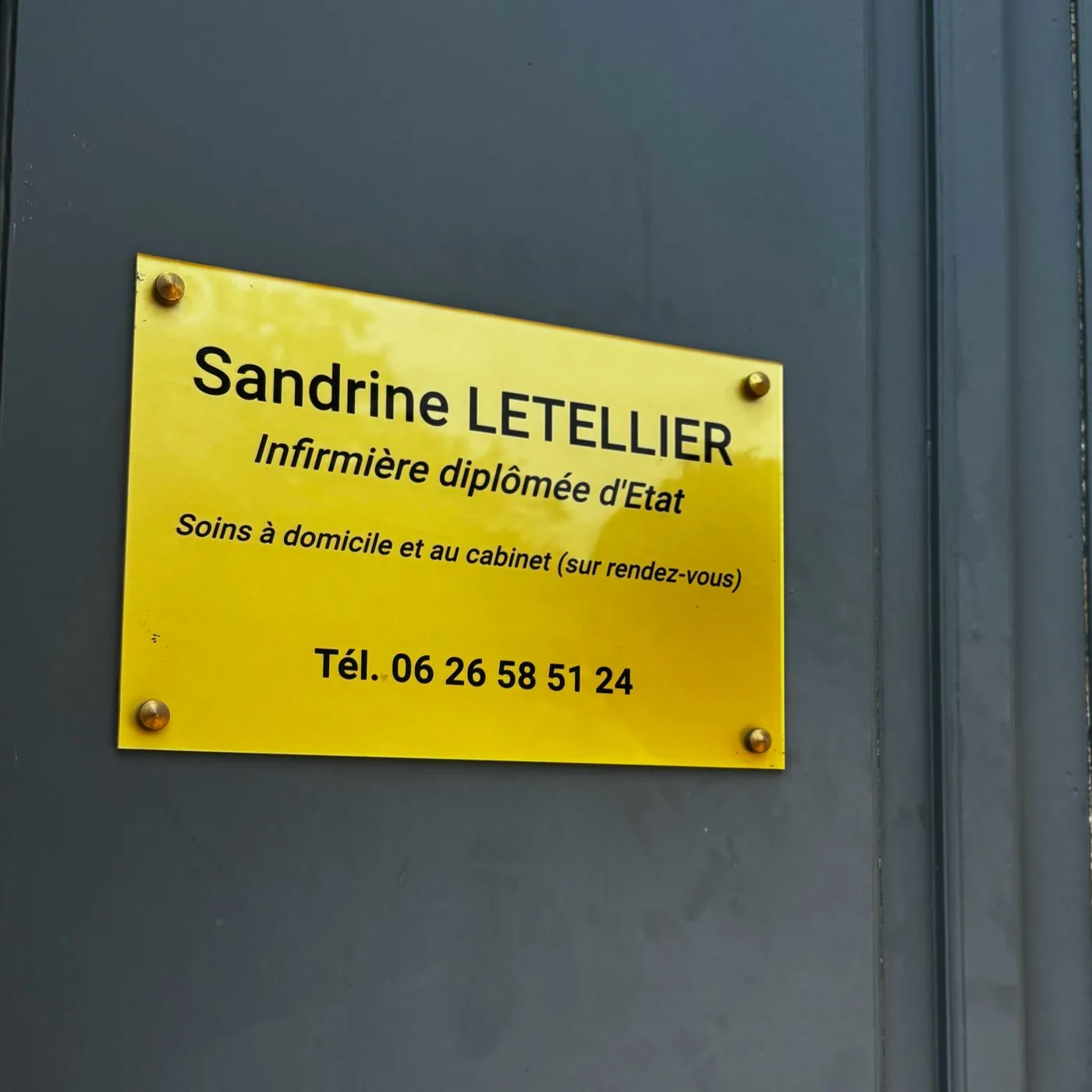 Façade du Cabinet Infirmier Sandrine Letellier à Pressagny-l'Orgueilleux